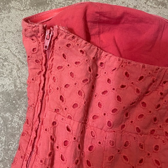 Guess corset top- Pink cotton eyelet - Picture 5 of 8